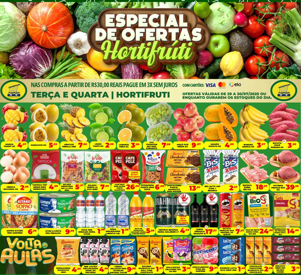 Folheto Supermercado Padrão 29.07.2025 - 05.08.2025