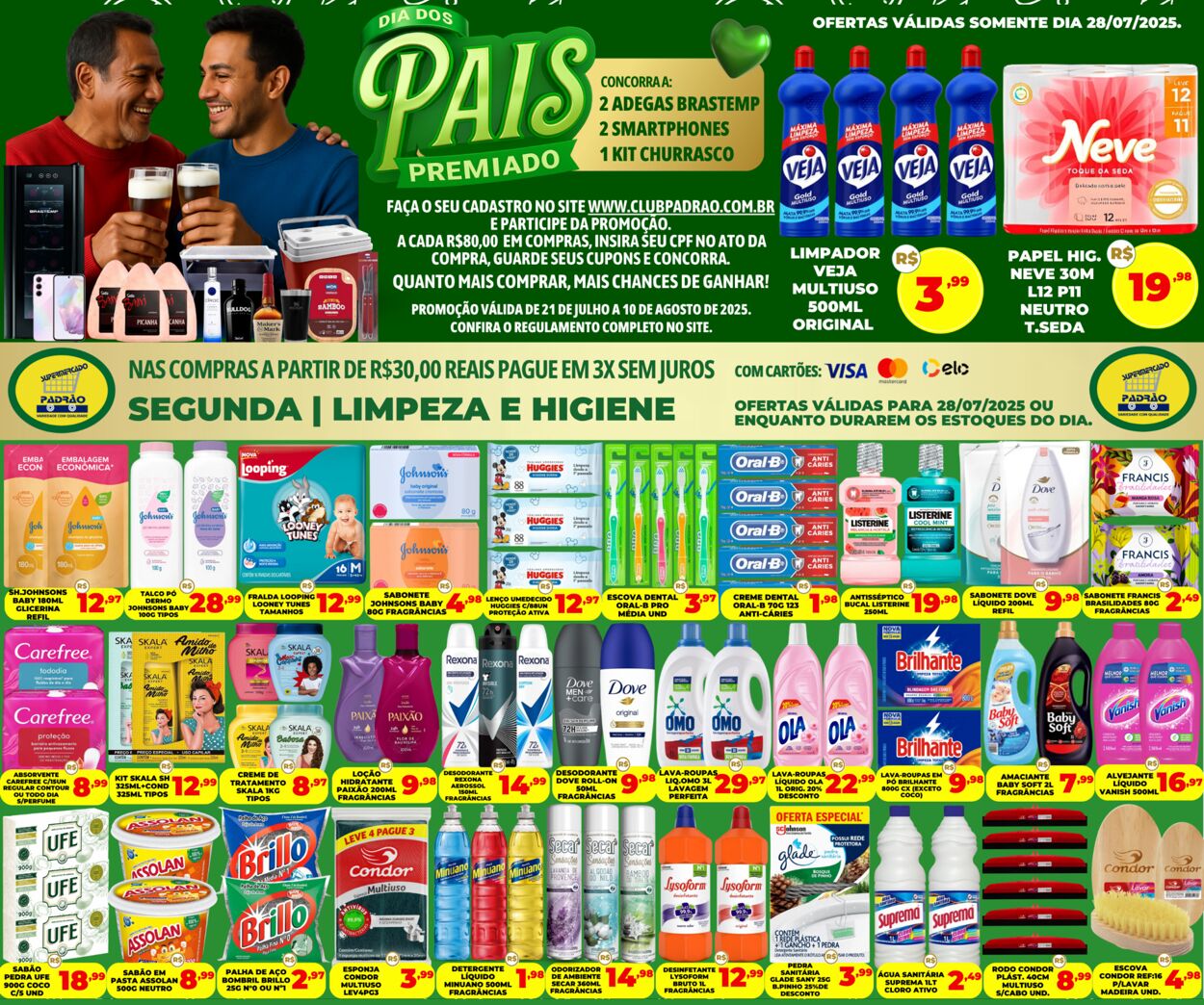 Folheto Supermercado Padrão 29.07.2025 - 05.08.2025