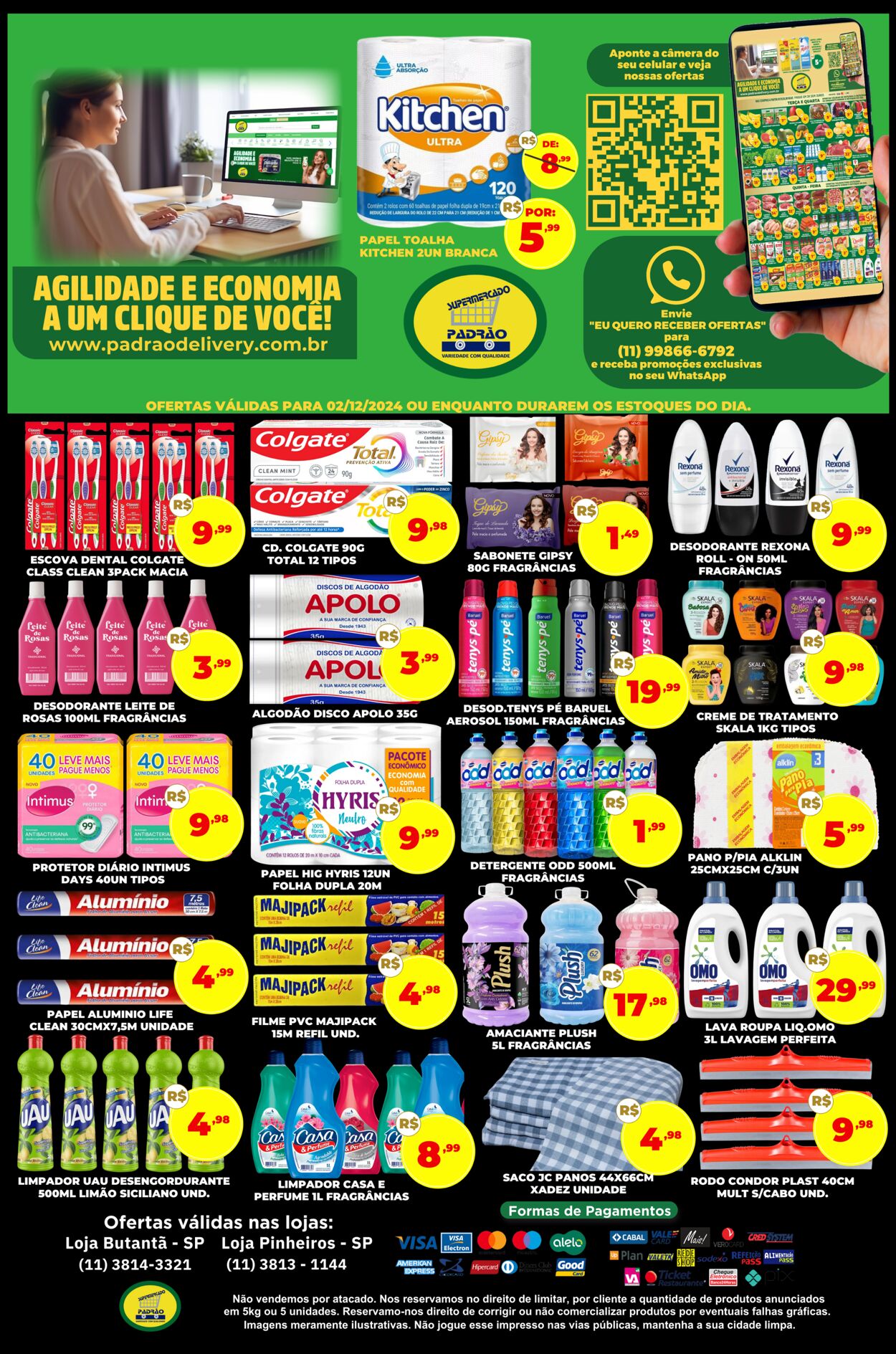 Folheto Supermercado Padrão 02.12.2024 - 15.12.2024