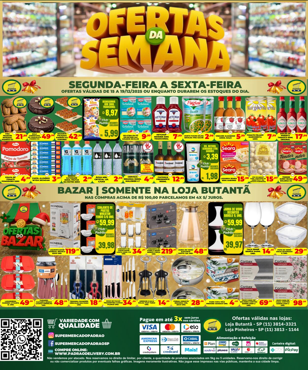 Folheto Supermercado Padrão 19.12.2025 - 02.01.2026