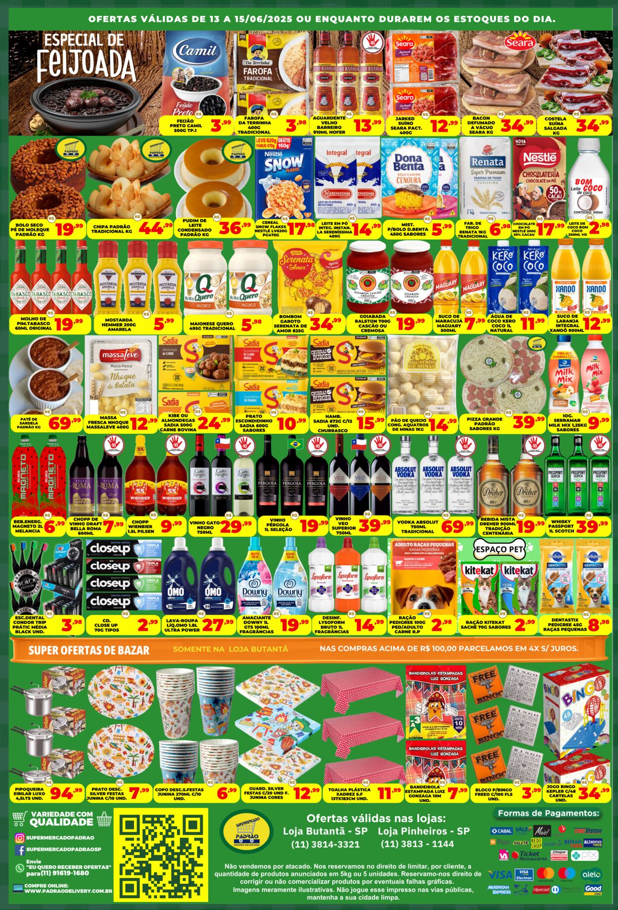 Folheto Supermercado Padrão 15.06.2025 - 29.06.2025