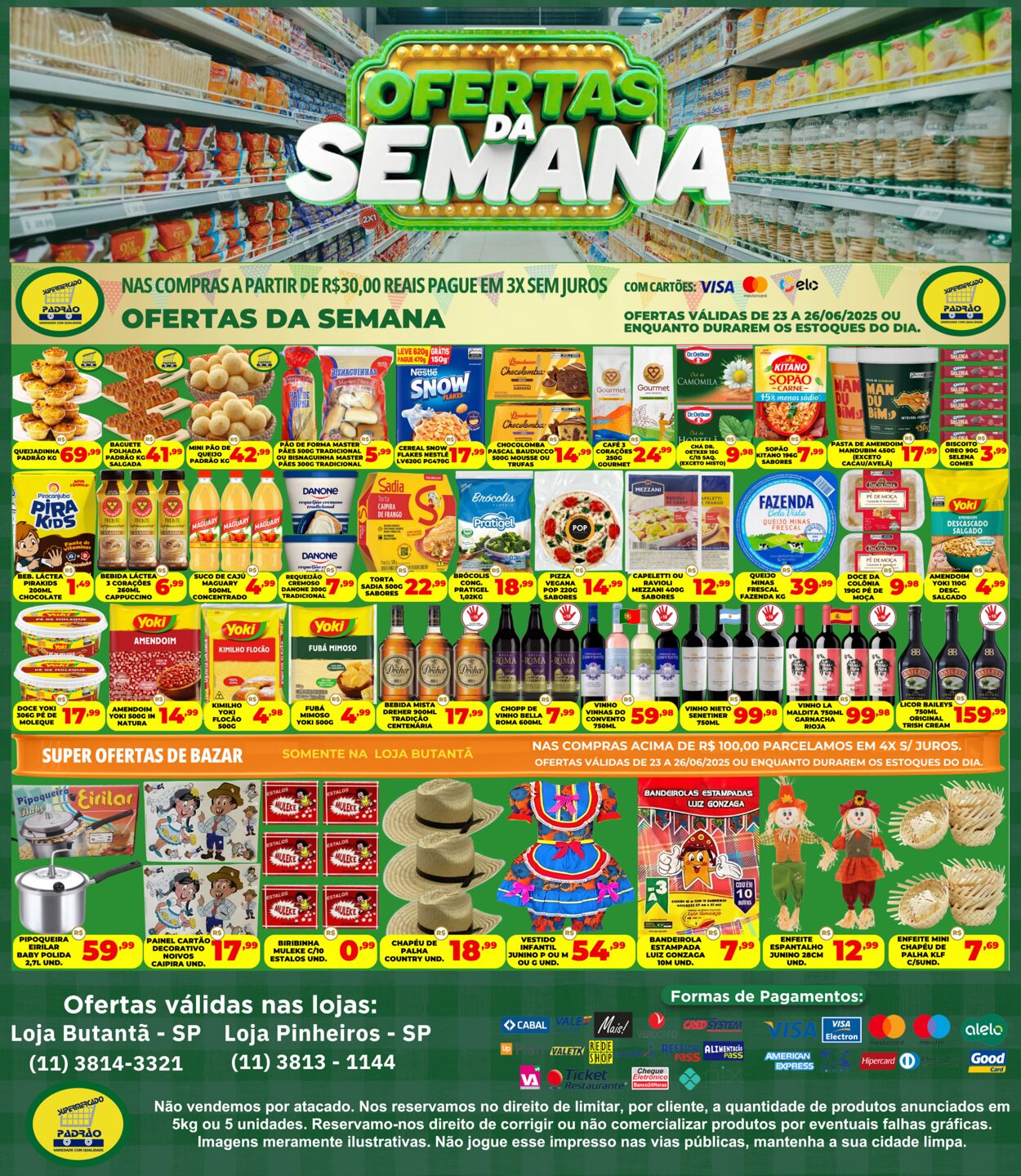 Folheto Supermercado Padrão 25.06.2025 - 02.07.2025
