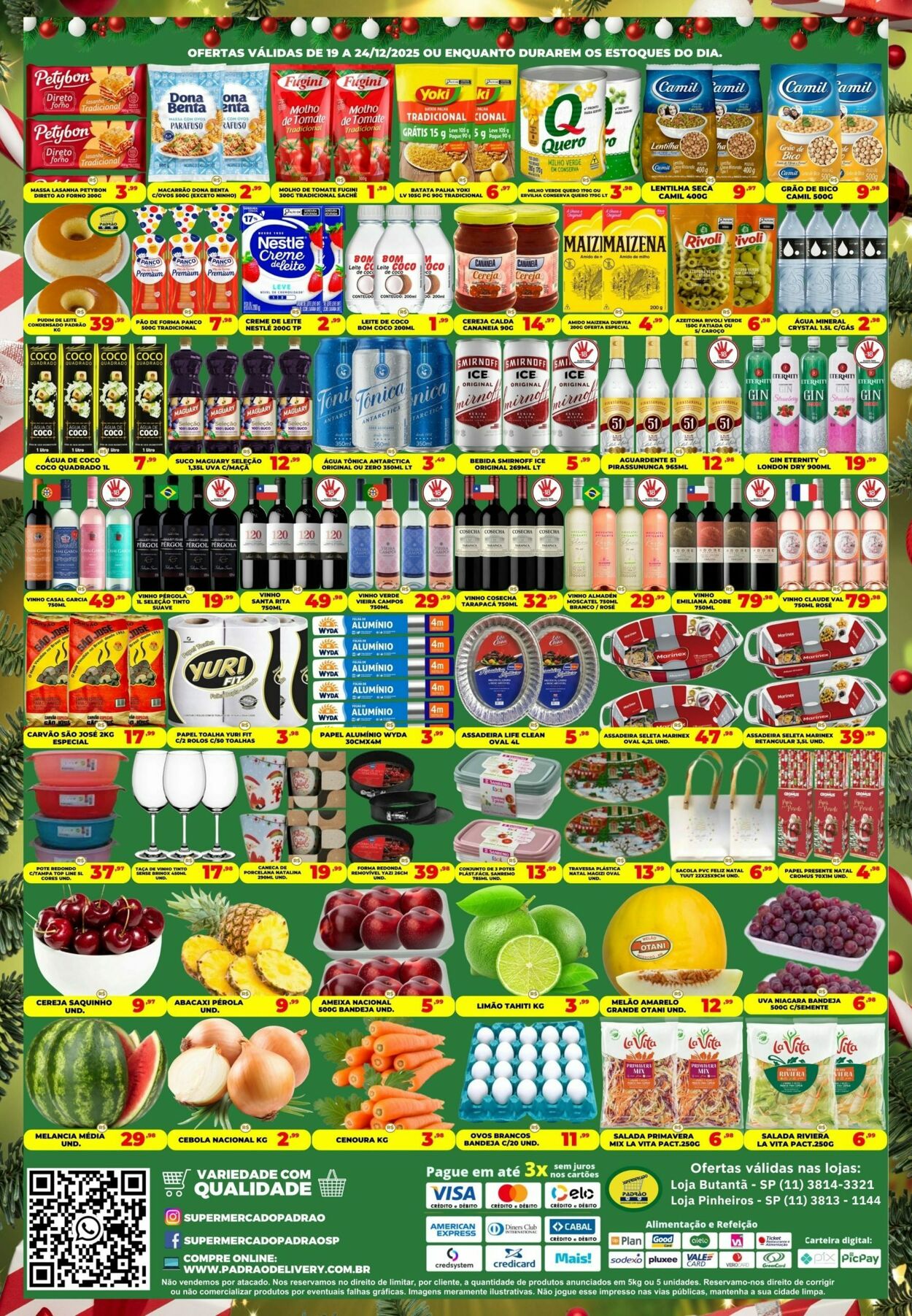 Folheto Supermercado Padrão 19.12.2025 - 01.01.2026
