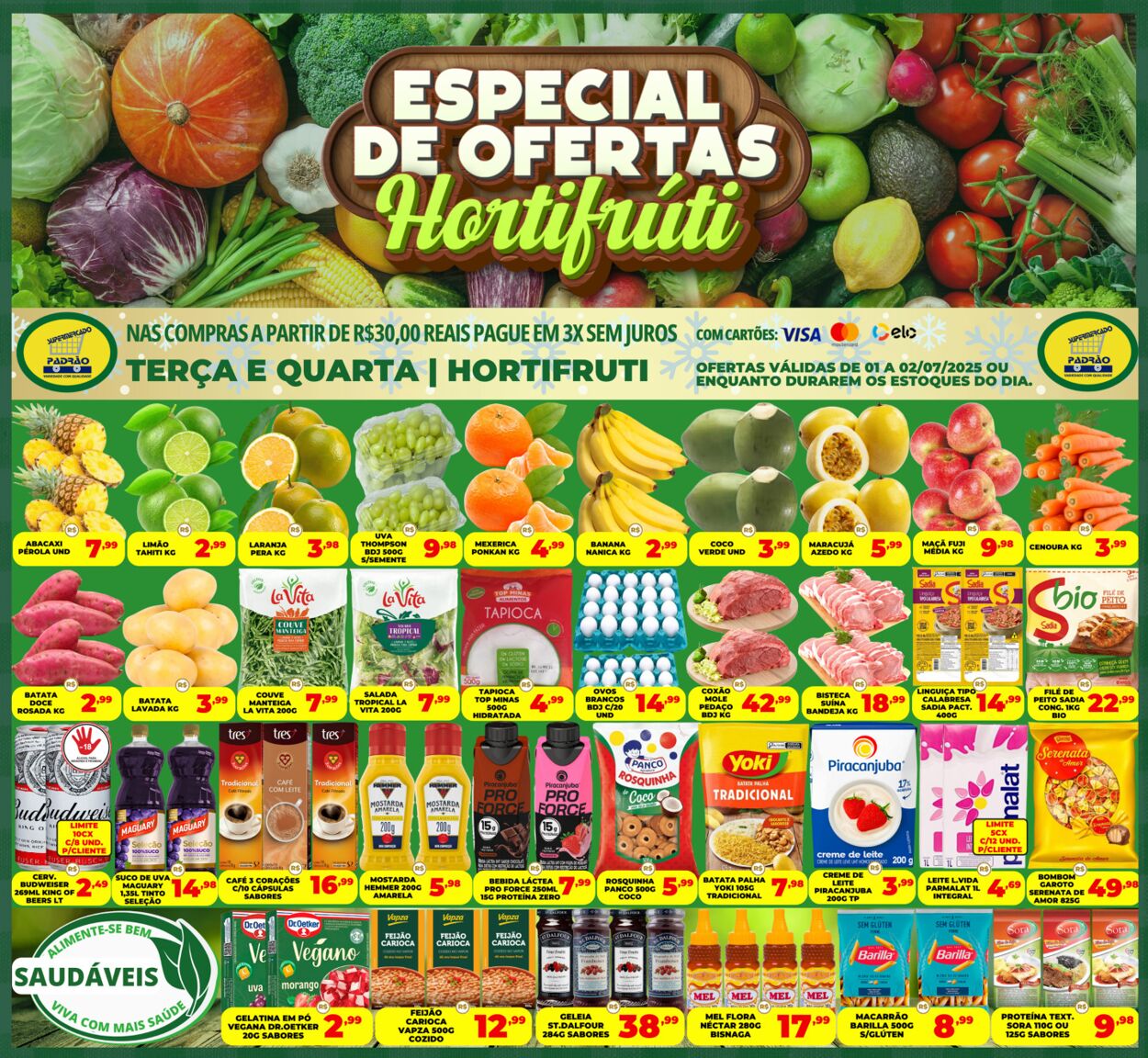 Folheto Supermercado Padrão 01.07.2025 - 15.07.2025