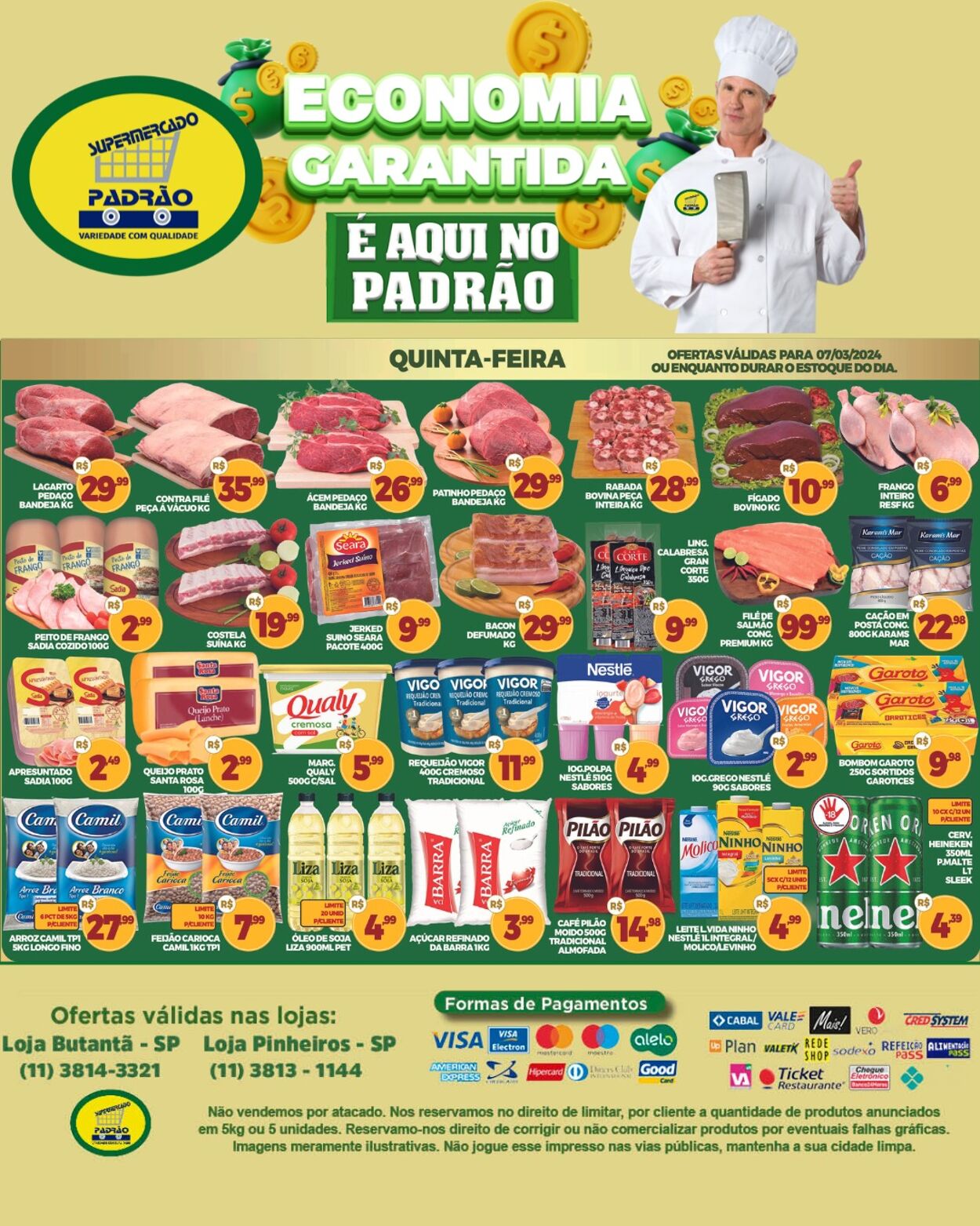 Folheto Supermercado Padrão 07.03.2024 - 07.03.2024