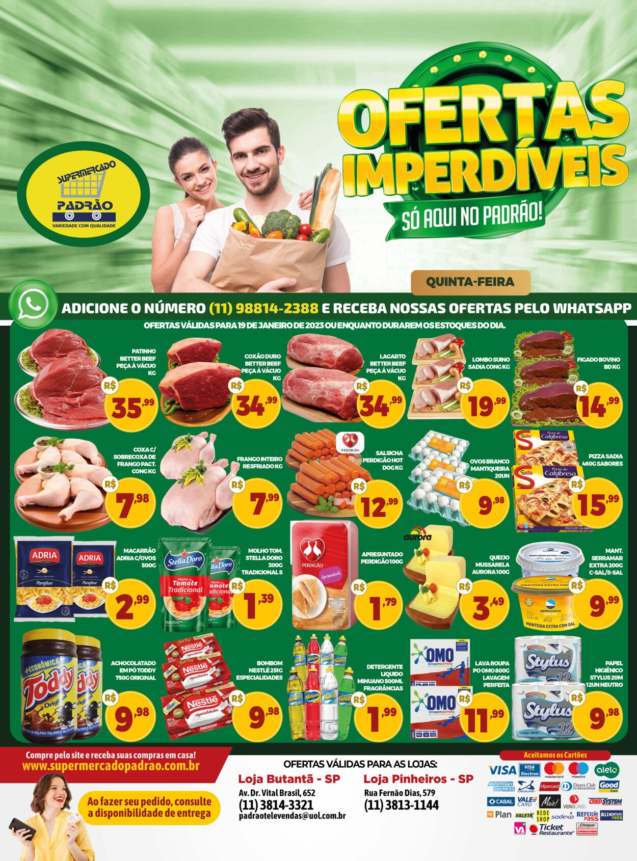 Folheto Supermercado Padrão 17.01.2023-19.01.2023