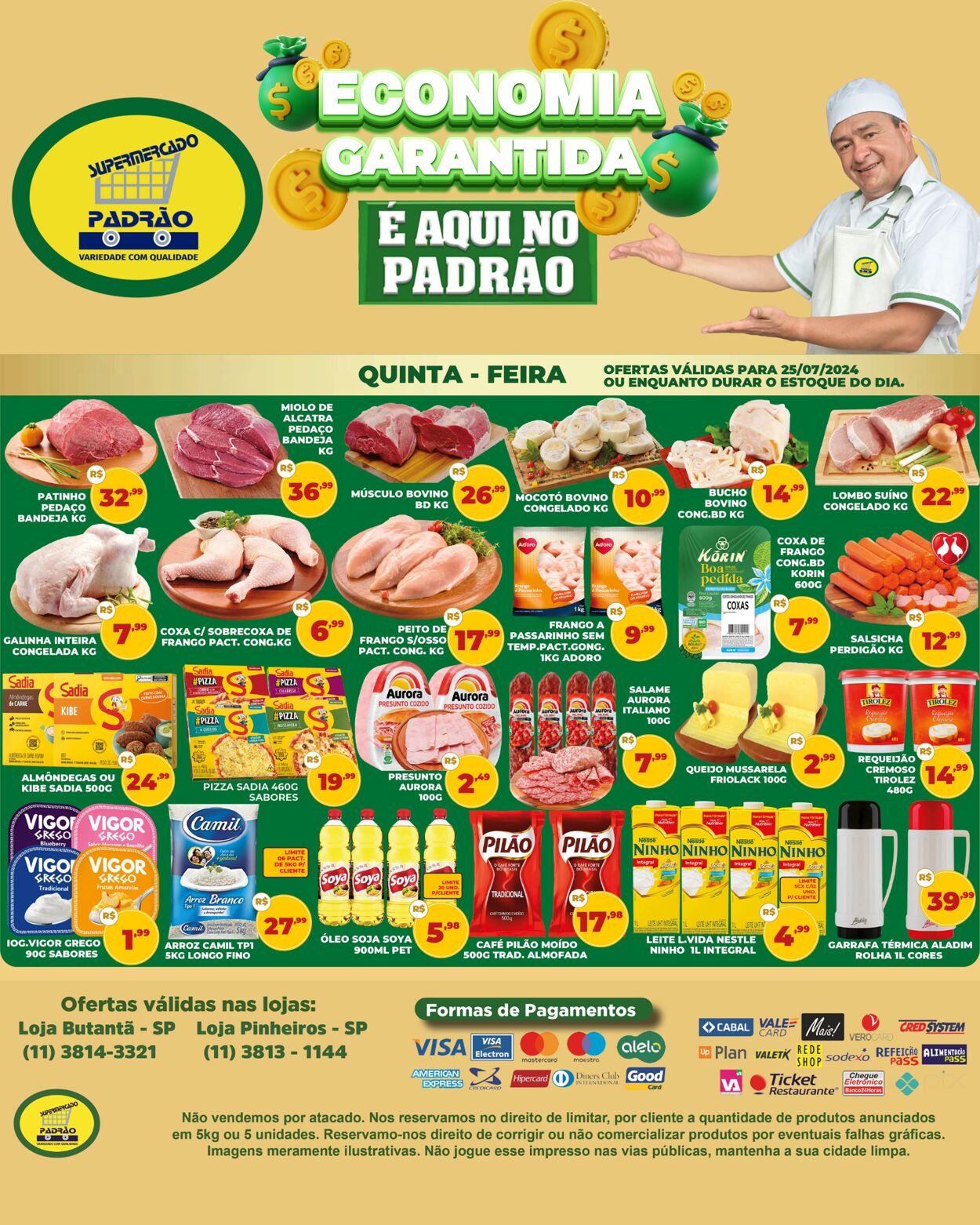 Folheto Supermercado Padrão 26.07.2024 - 28.07.2024