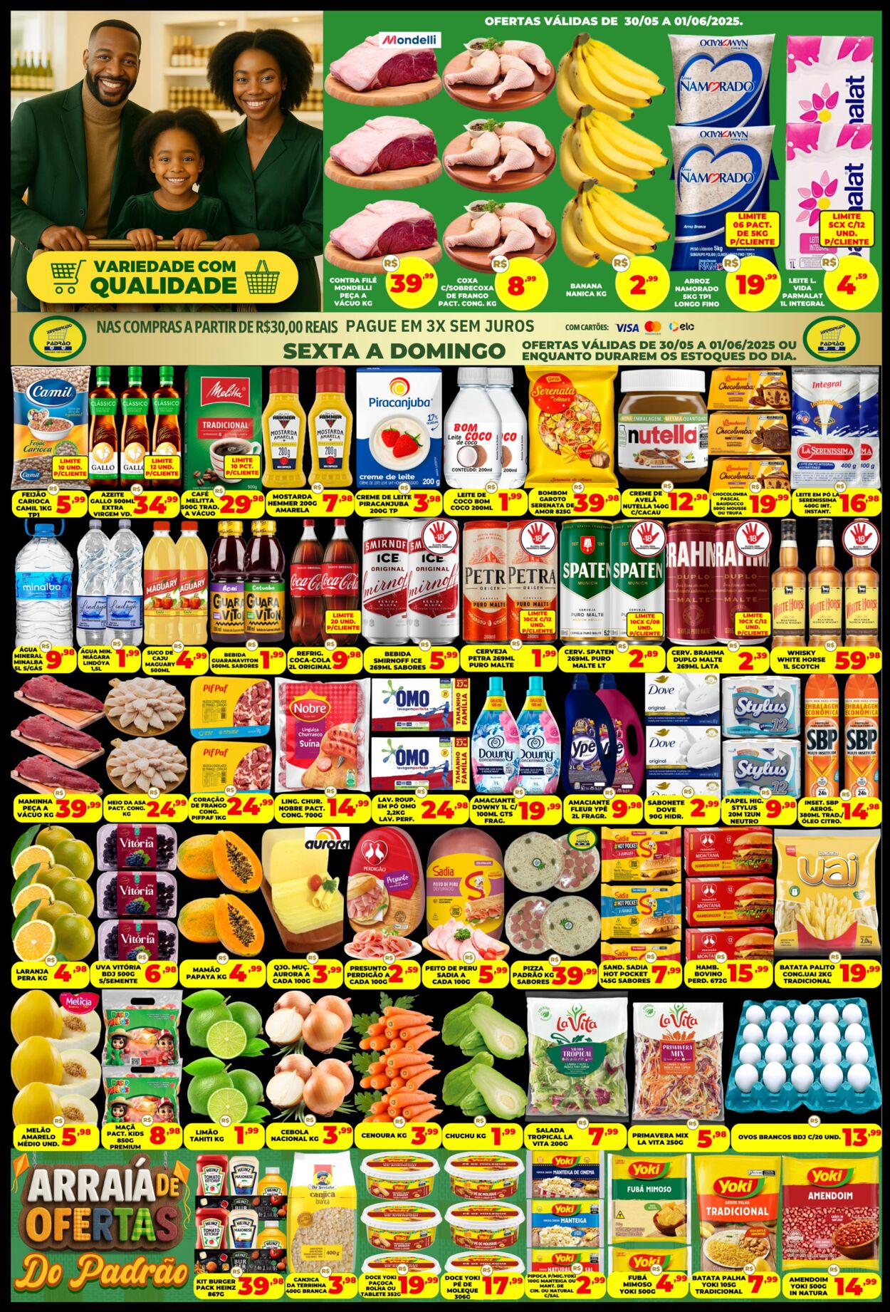 Folheto Supermercado Padrão 30.05.2025 - 06.06.2025