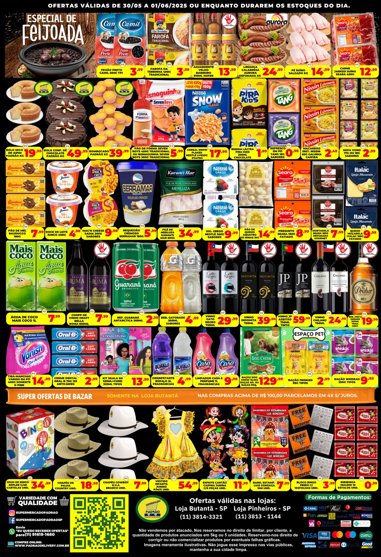 Folheto Supermercado Padrão 30.05.2025 - 06.06.2025