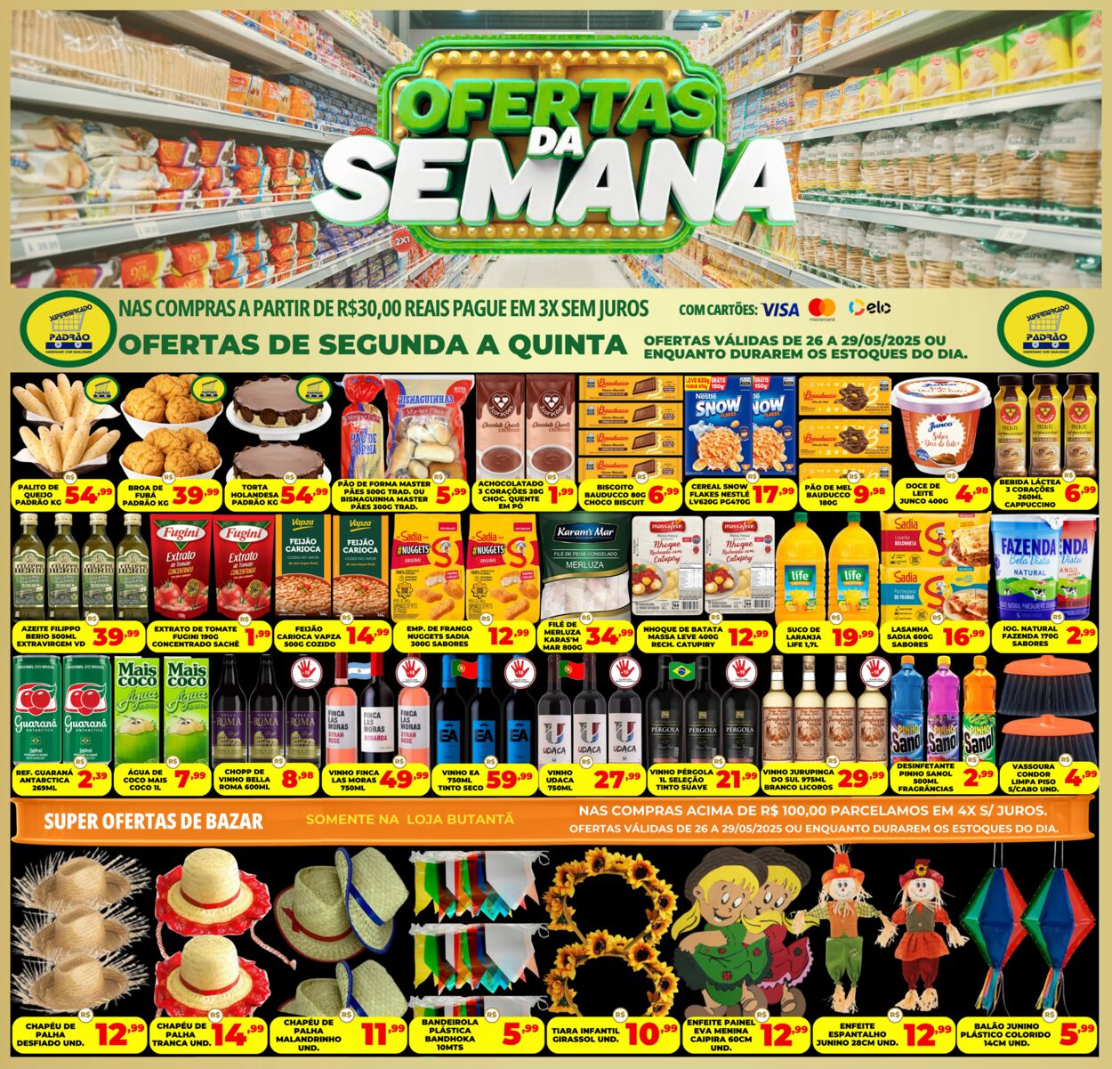 Folheto Supermercado Padrão 30.05.2025 - 06.06.2025