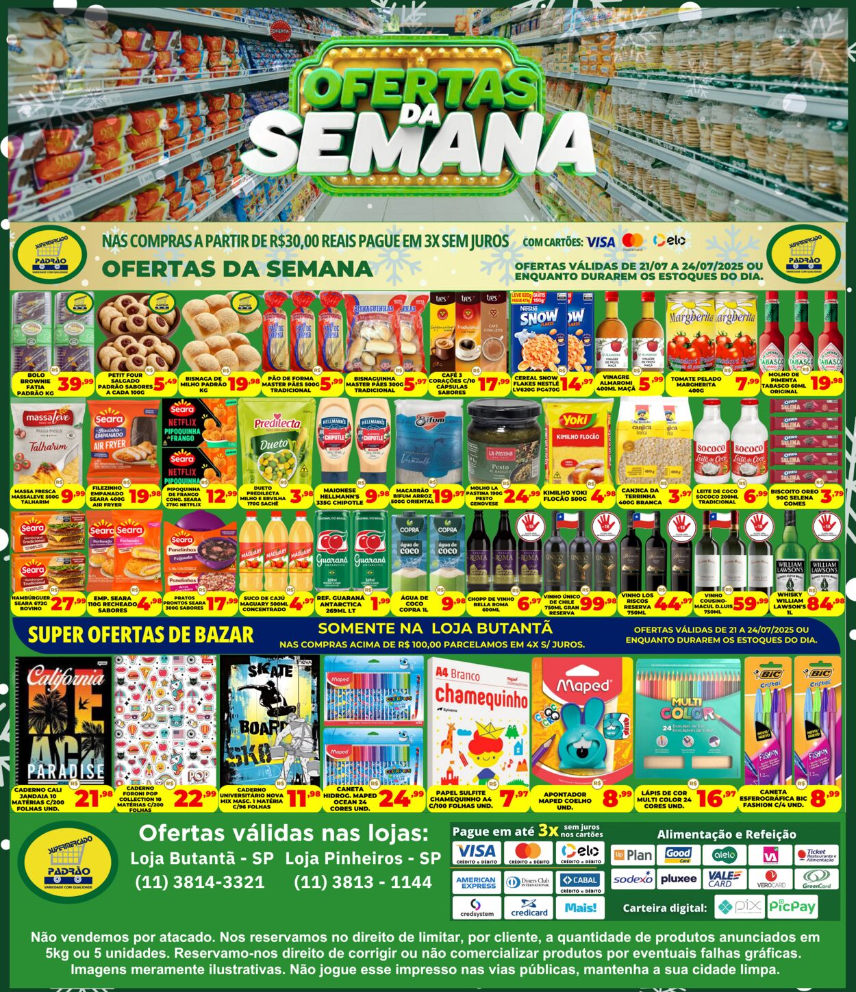 Folheto Supermercado Padrão 22.07.2025 - 05.08.2025