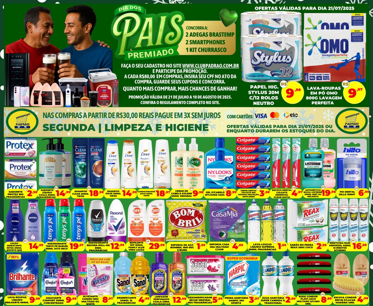 Folheto Supermercado Padrão 22.07.2025 - 05.08.2025