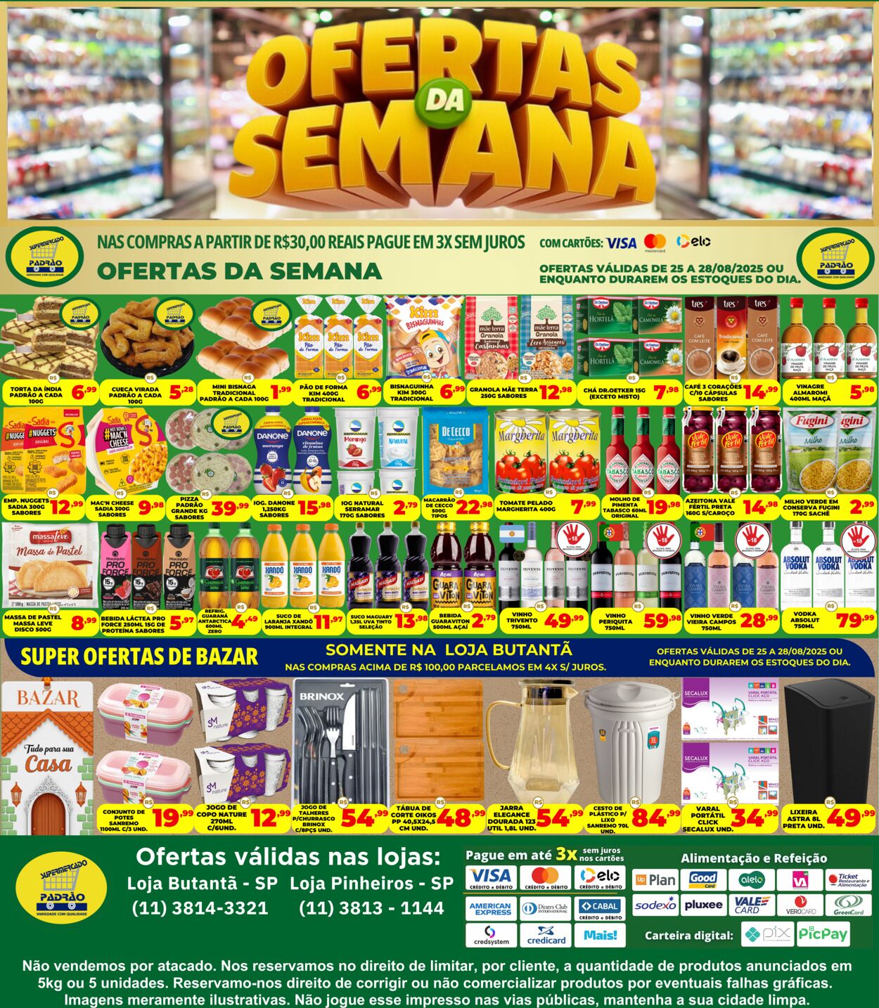 Folheto Supermercado Padrão 26.08.2025 - 02.09.2025