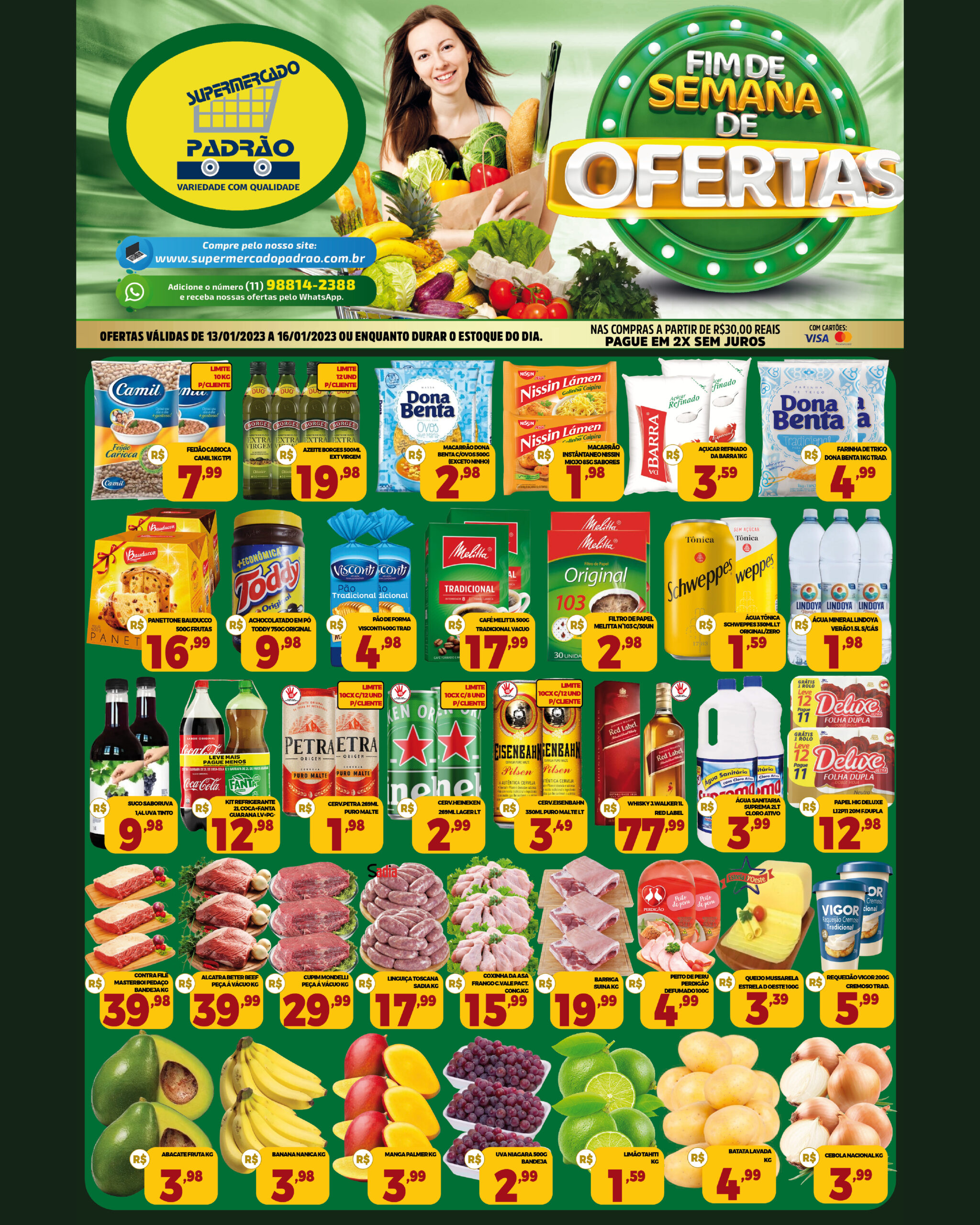 Folheto Supermercado Padrão 13.01.2023-16.01.2023