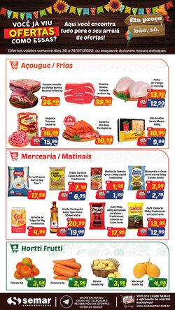 Folheto Supermercado Semar 30.07.2022-31.07.2022