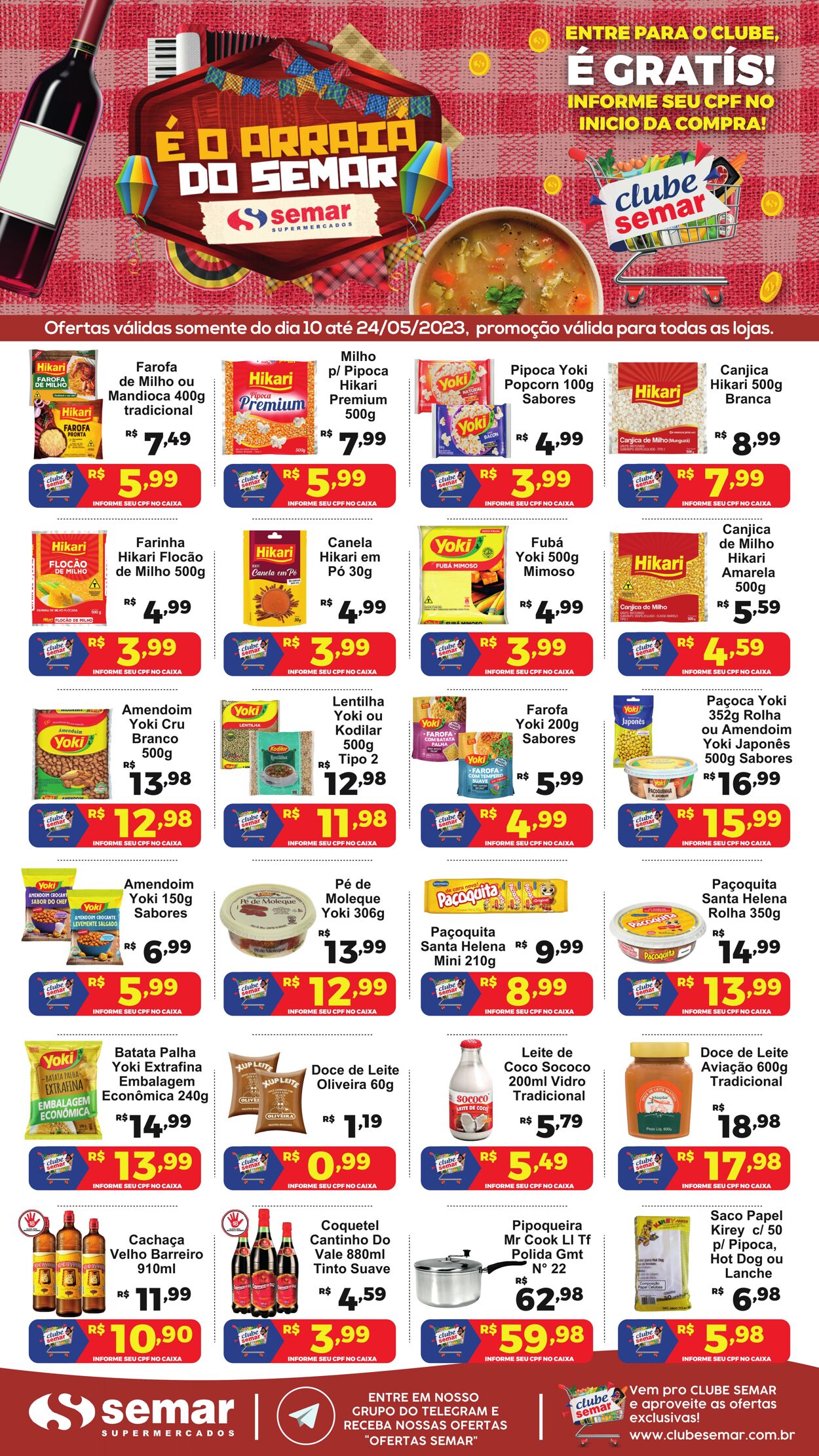 Folheto Supermercado Semar 10.05.2023 - 24.05.2023