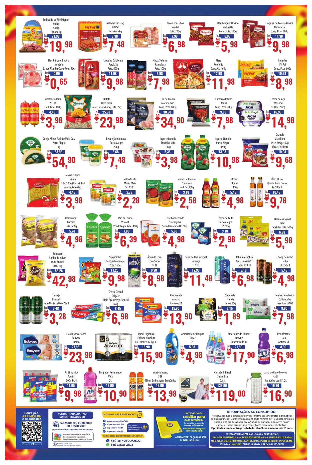 Folheto Supermercados BH 06.01.2025 - 20.01.2025