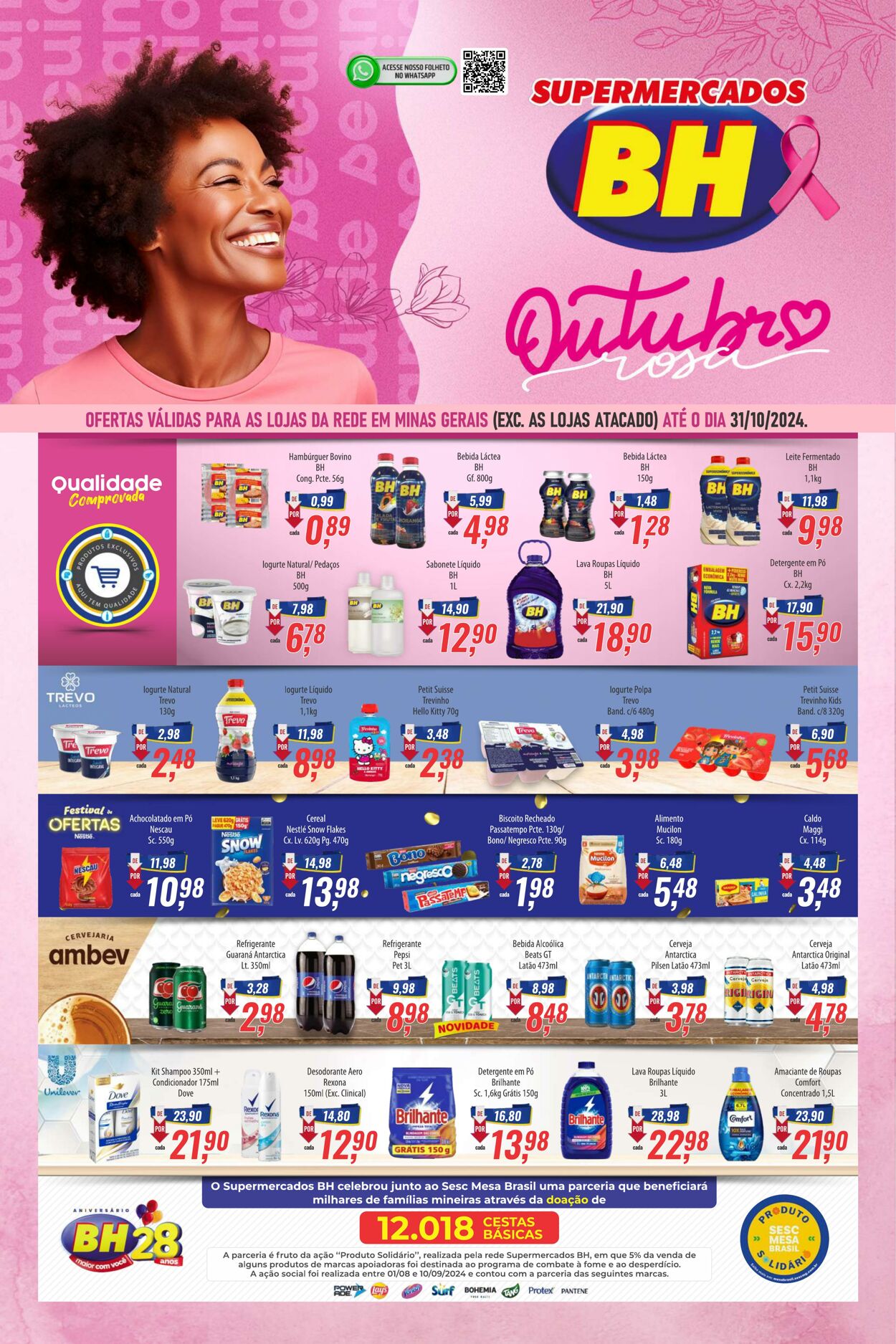 Supermercados BH Folhetos promocionais