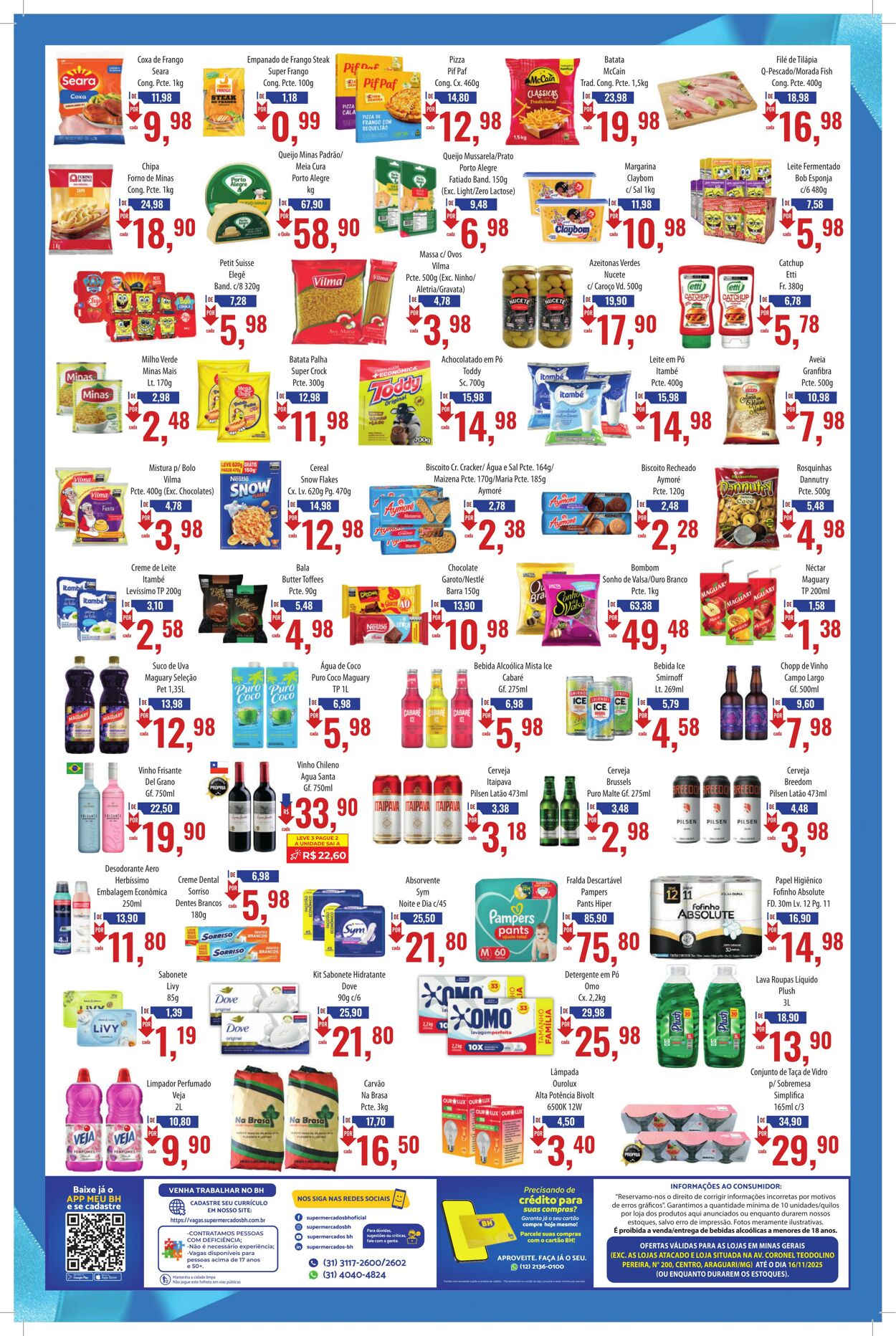 Folheto Supermercados BH 05.11.2025 - 19.11.2025
