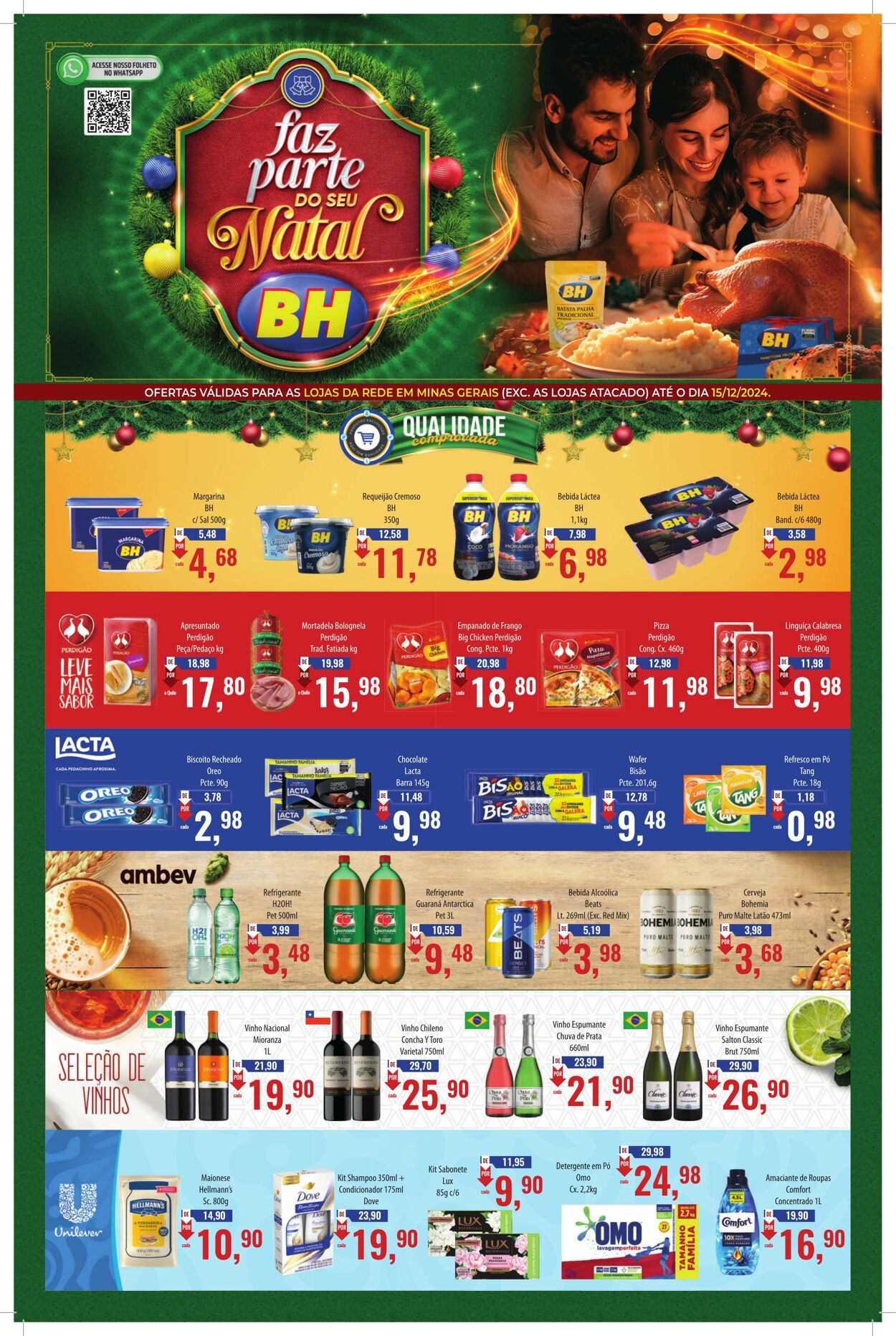 Folheto Supermercados BH 03.12.2024 - 15.12.2024