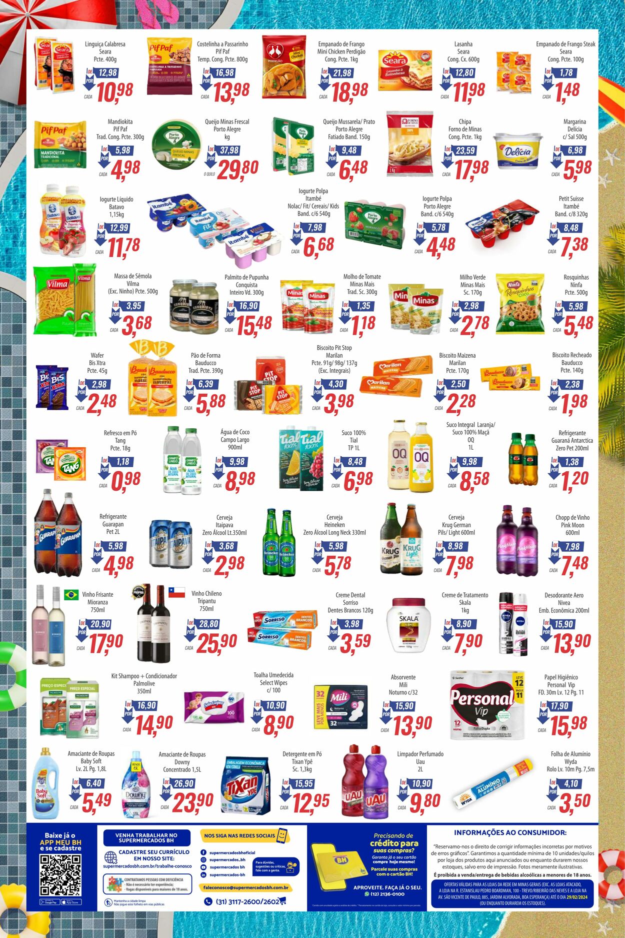 Folheto Supermercados BH 19.02.2024 - 29.02.2024