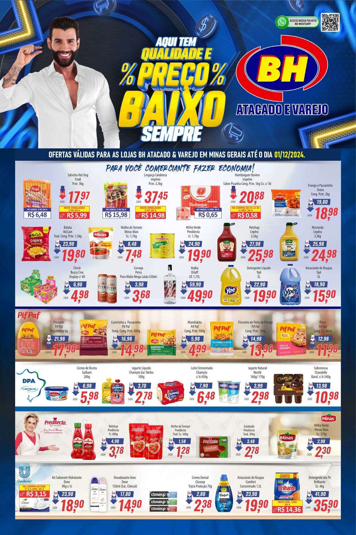 Folheto Supermercados BH - Ofertas - Supermercados BH 27 nov, 2024 - 8 dez, 2024