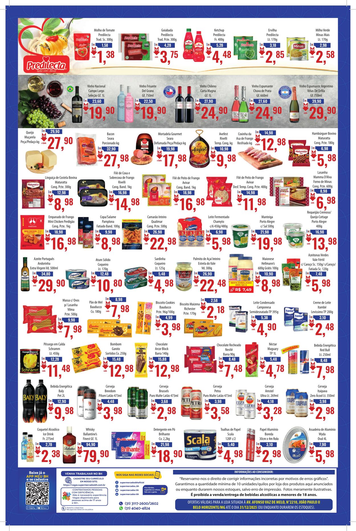 Folheto Supermercados BH 17.12.2025 - 31.12.2025