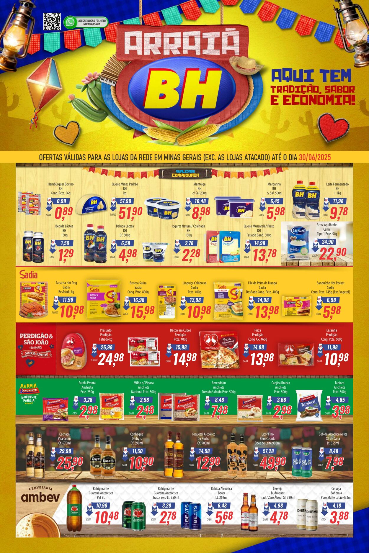Folheto Supermercados BH 17.06.2025 - 01.07.2025
