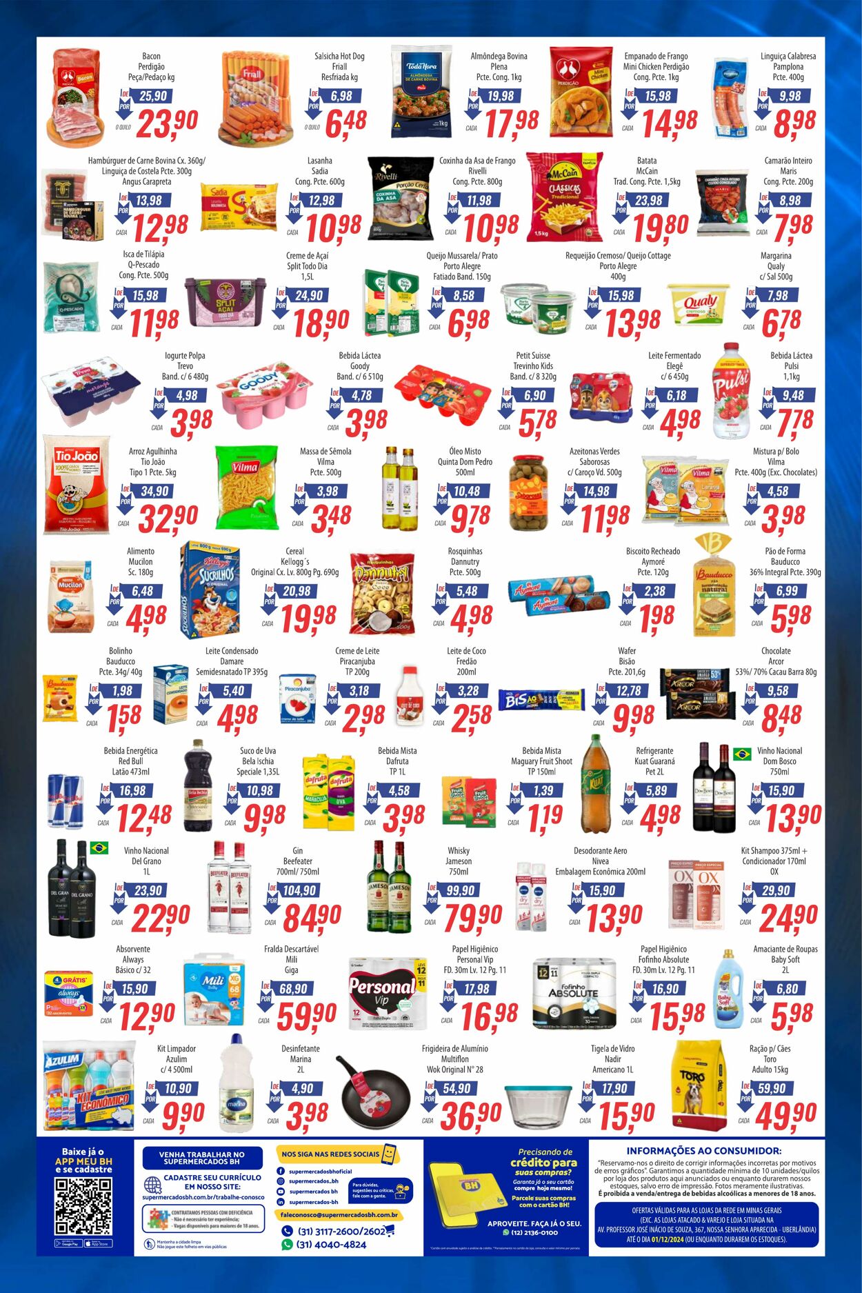 Folheto Supermercados BH 19.11.2024 - 08.12.2024