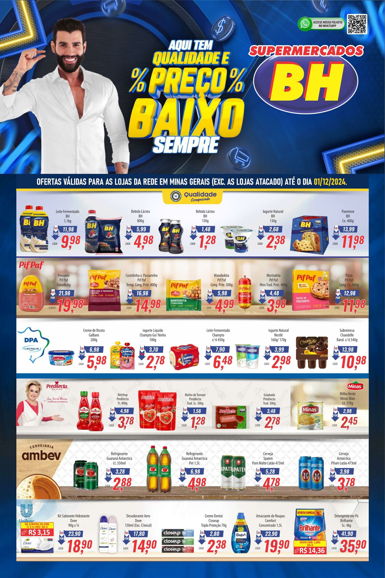 Folheto Supermercados BH 19.11.2024 - 08.12.2024