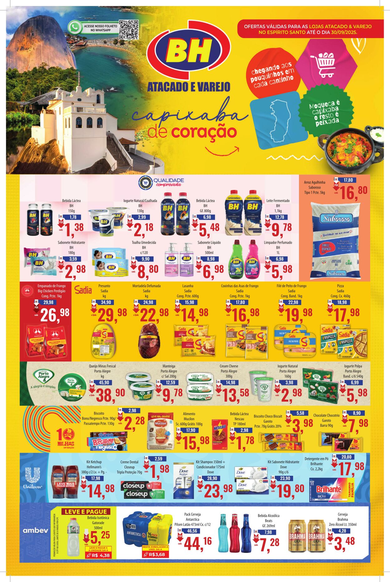 Folheto Supermercados BH 24.09.2025 - 08.10.2025