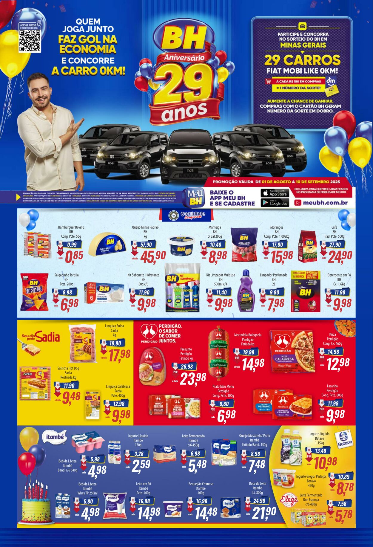 Folheto Supermercados BH 25.08.2025 - 01.09.2025