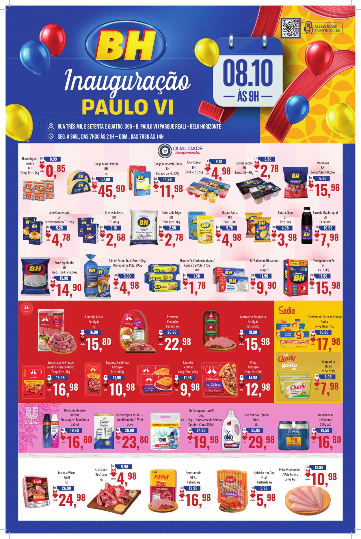 Folheto Supermercados BH 10.10.2025 - 24.10.2025