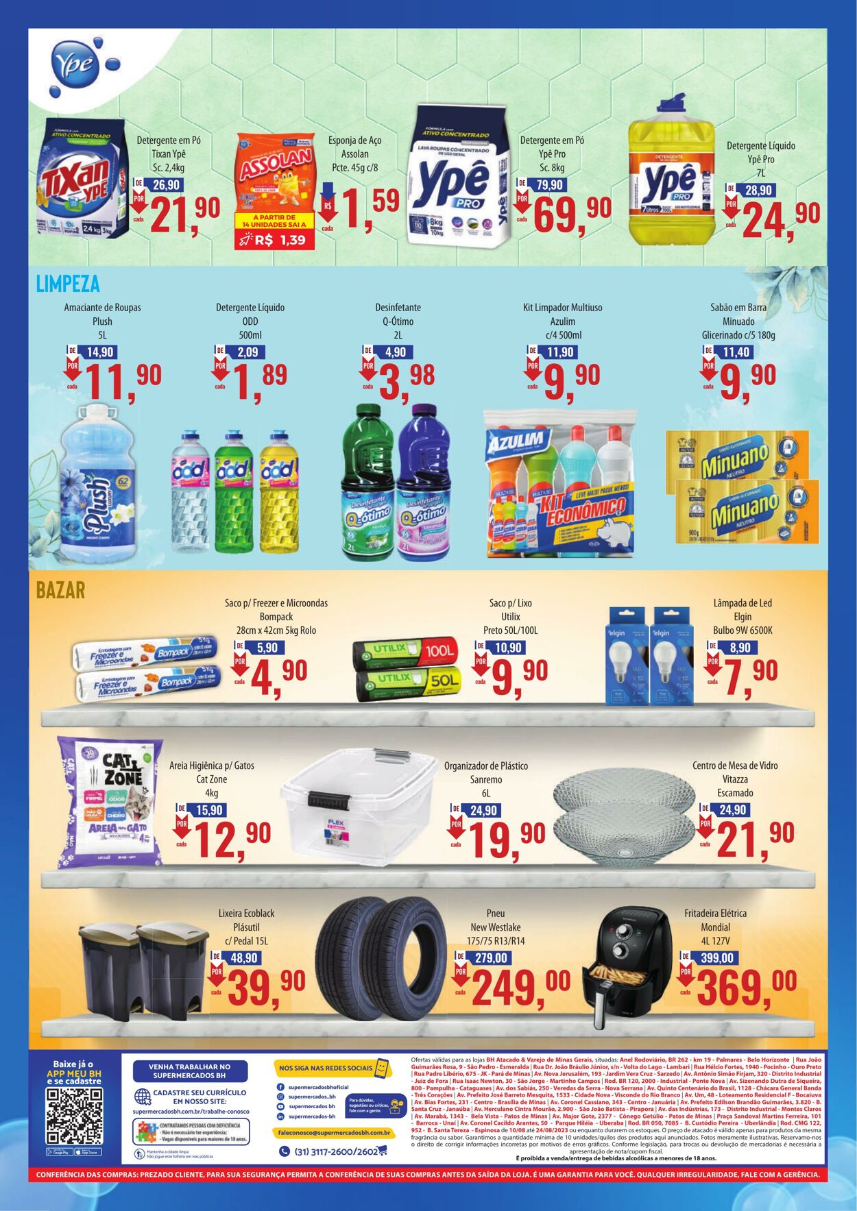 Folheto Supermercados BH 22.08.2023 - 04.09.2023