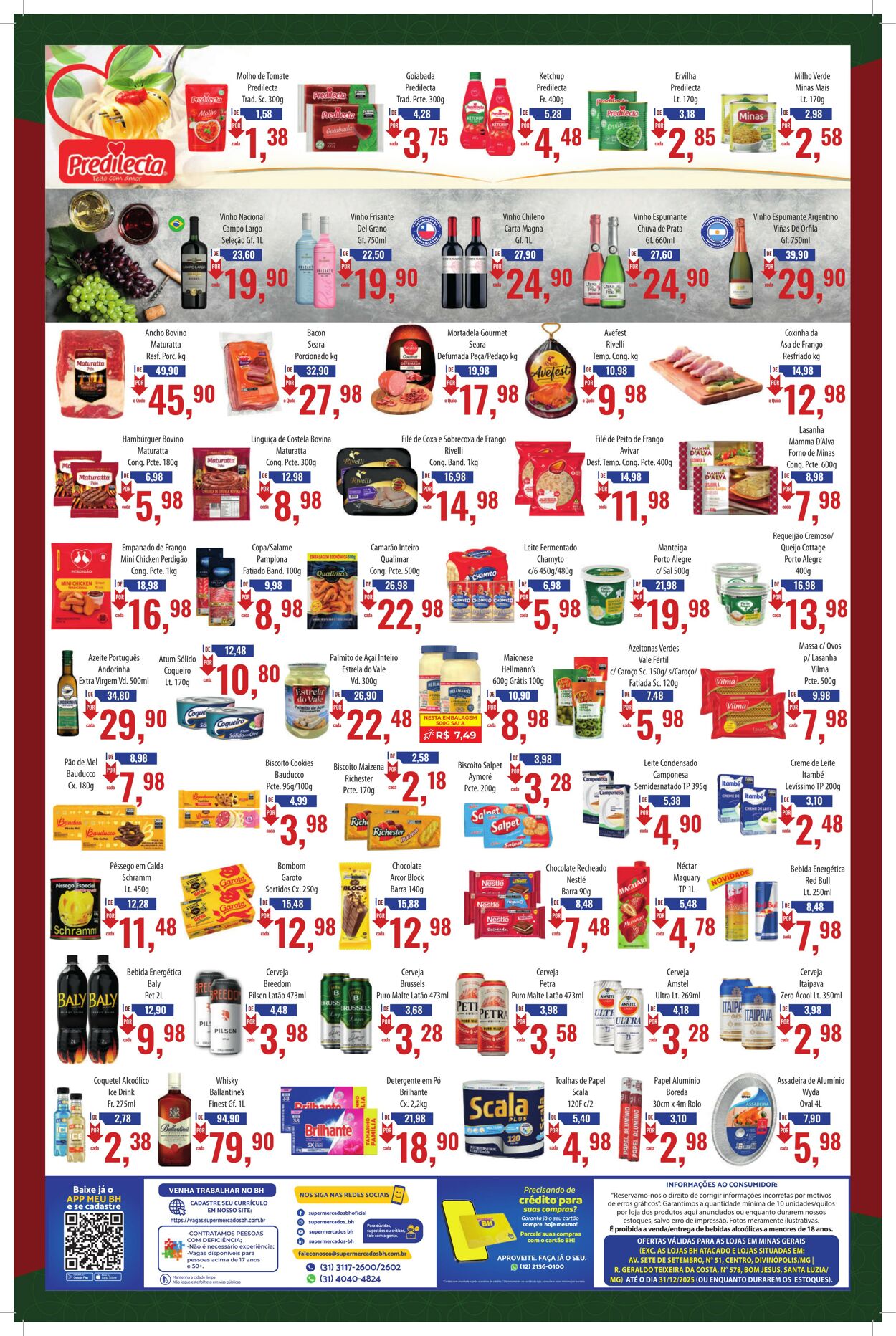 Folheto Supermercados BH 30.12.2025 - 06.01.2026