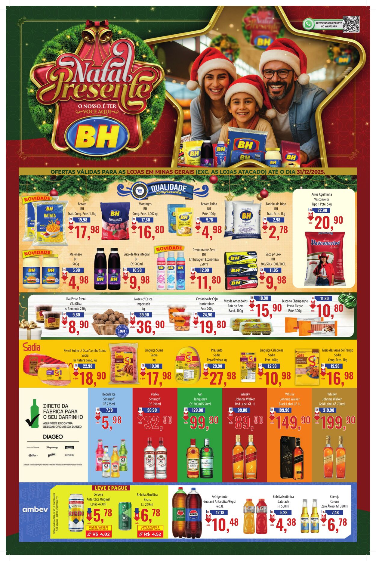 Supermercados BH Folhetos promocionais