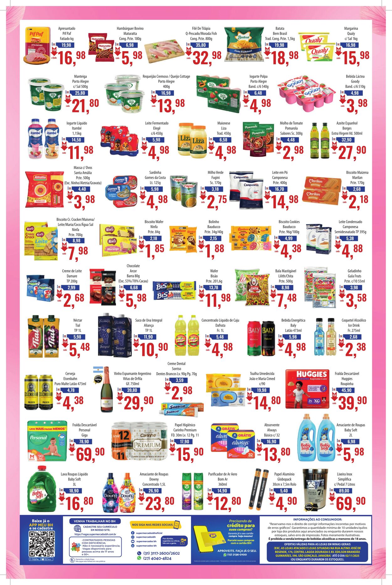 Folheto Supermercados BH 30.10.2025 - 06.11.2025