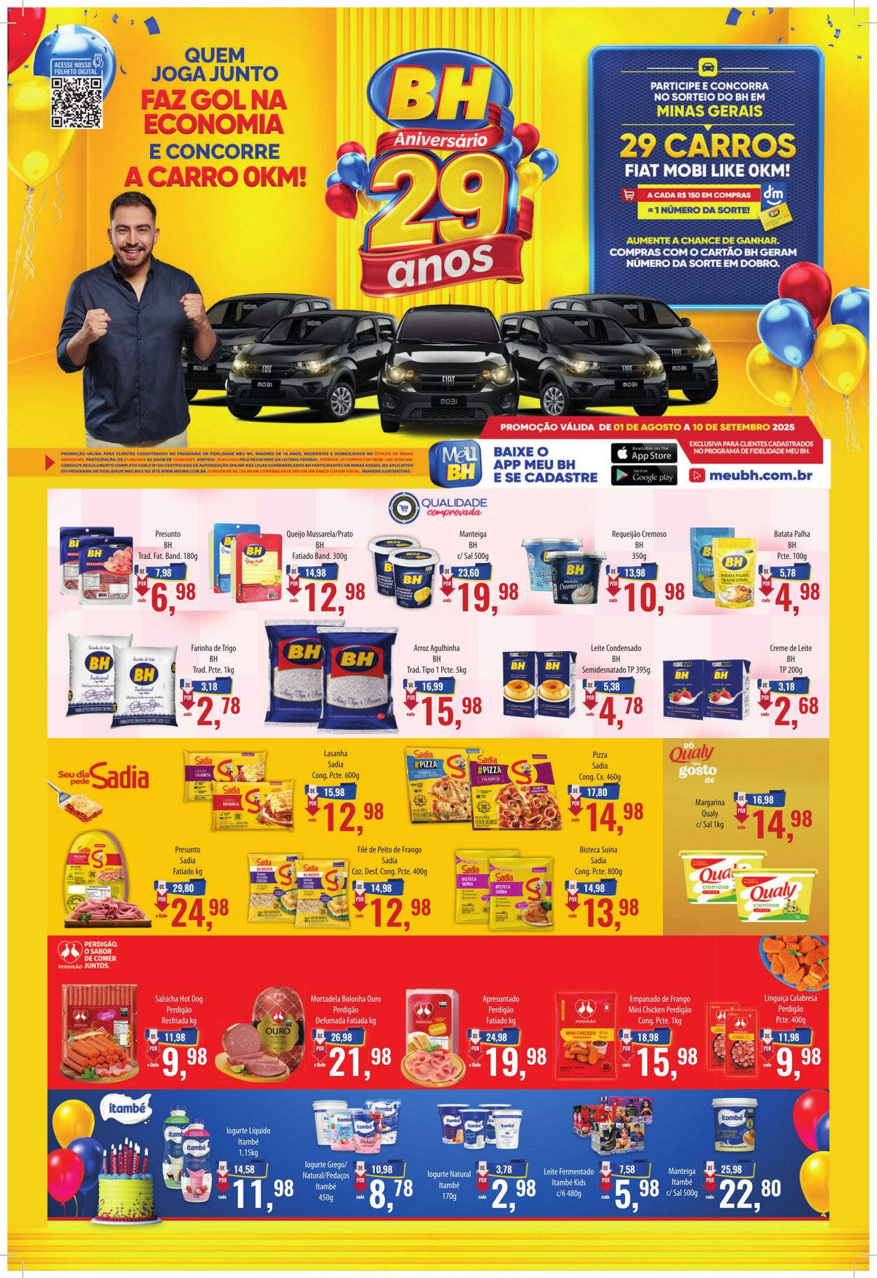 Folheto Supermercados BH 05.08.2025 - 19.08.2025
