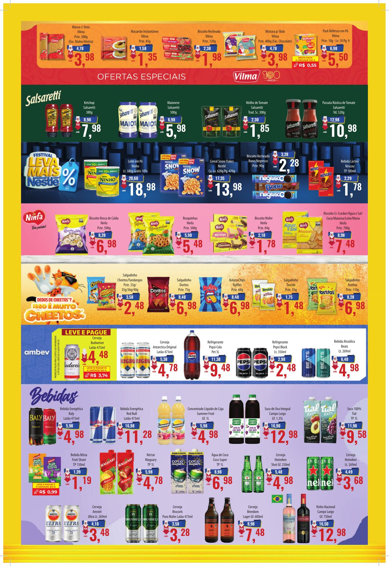 Folheto Supermercados BH 05.08.2025 - 19.08.2025