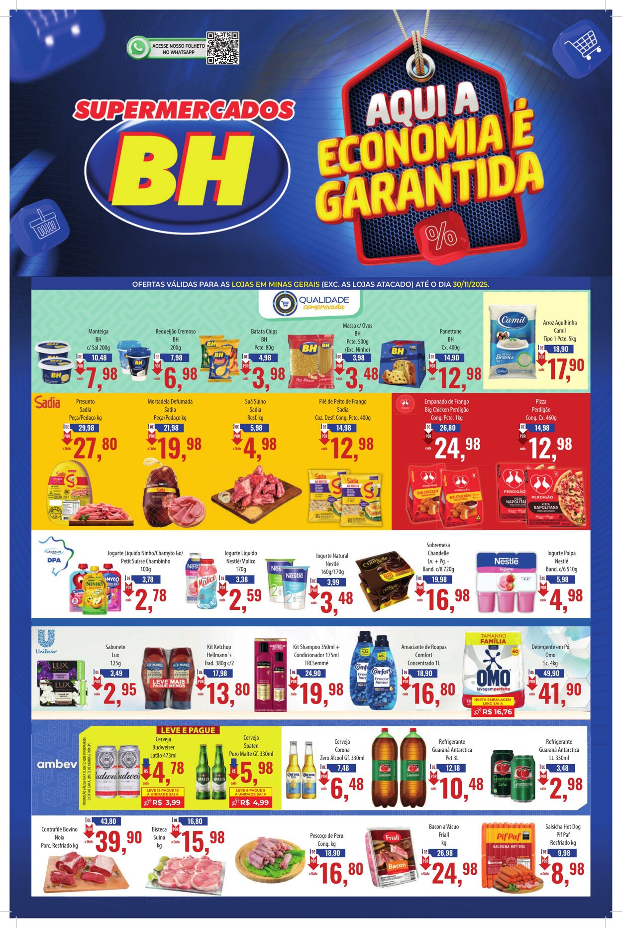 Folheto Supermercados BH 20.11.2025 - 04.12.2025
