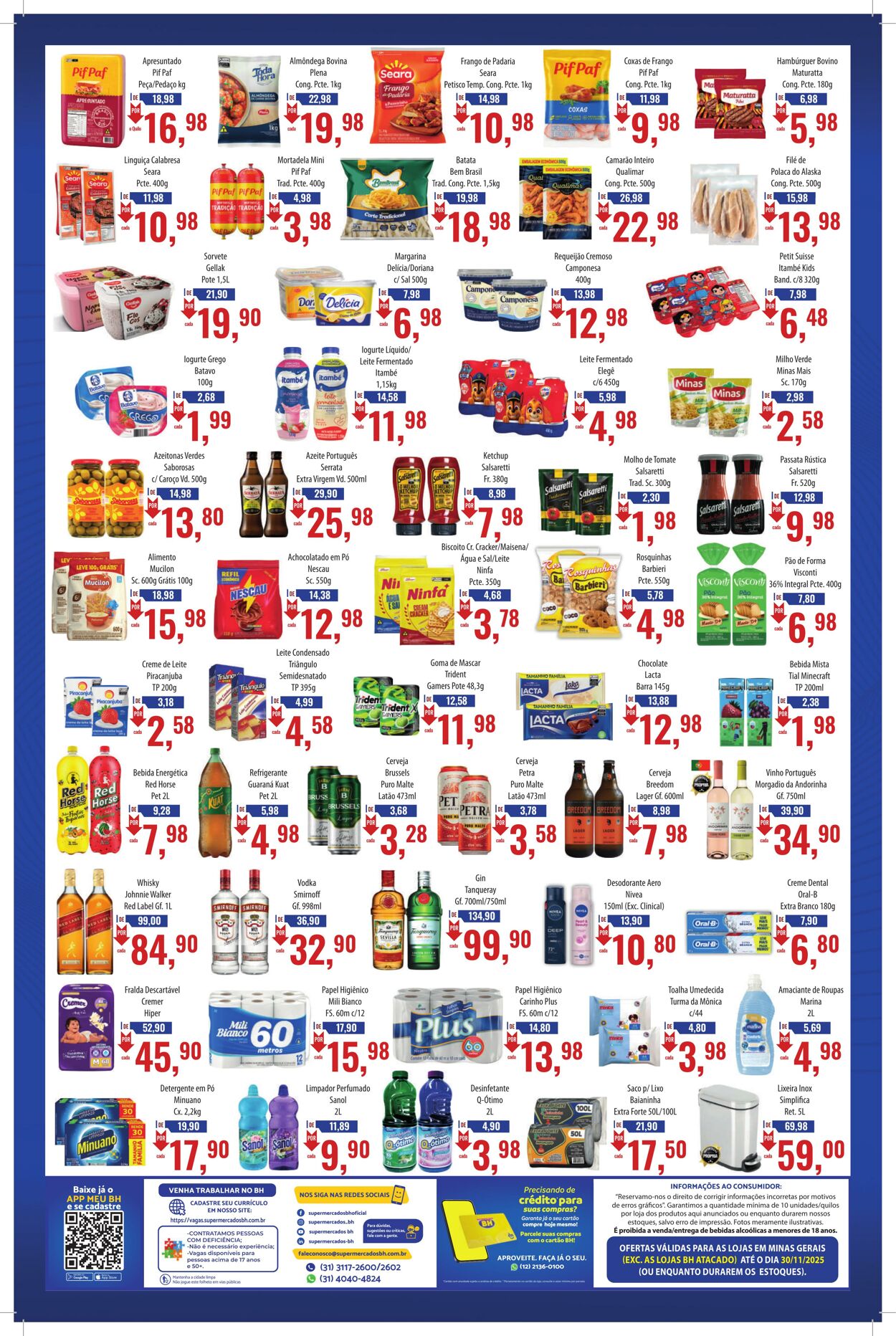 Folheto Supermercados BH 20.11.2025 - 04.12.2025