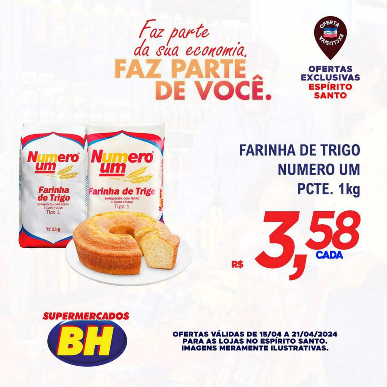 Folheto Supermercados BH 15.04.2024 - 21.04.2024
