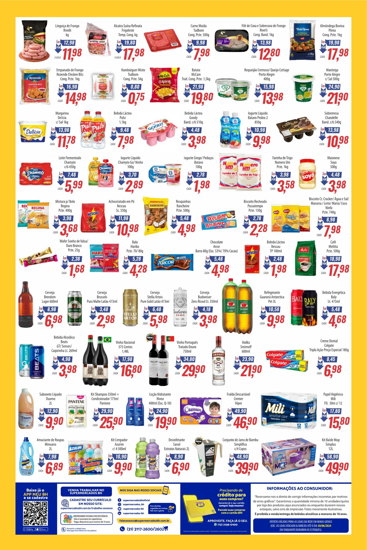 Folheto Supermercados BH 19.06.2024 - 30.06.2024
