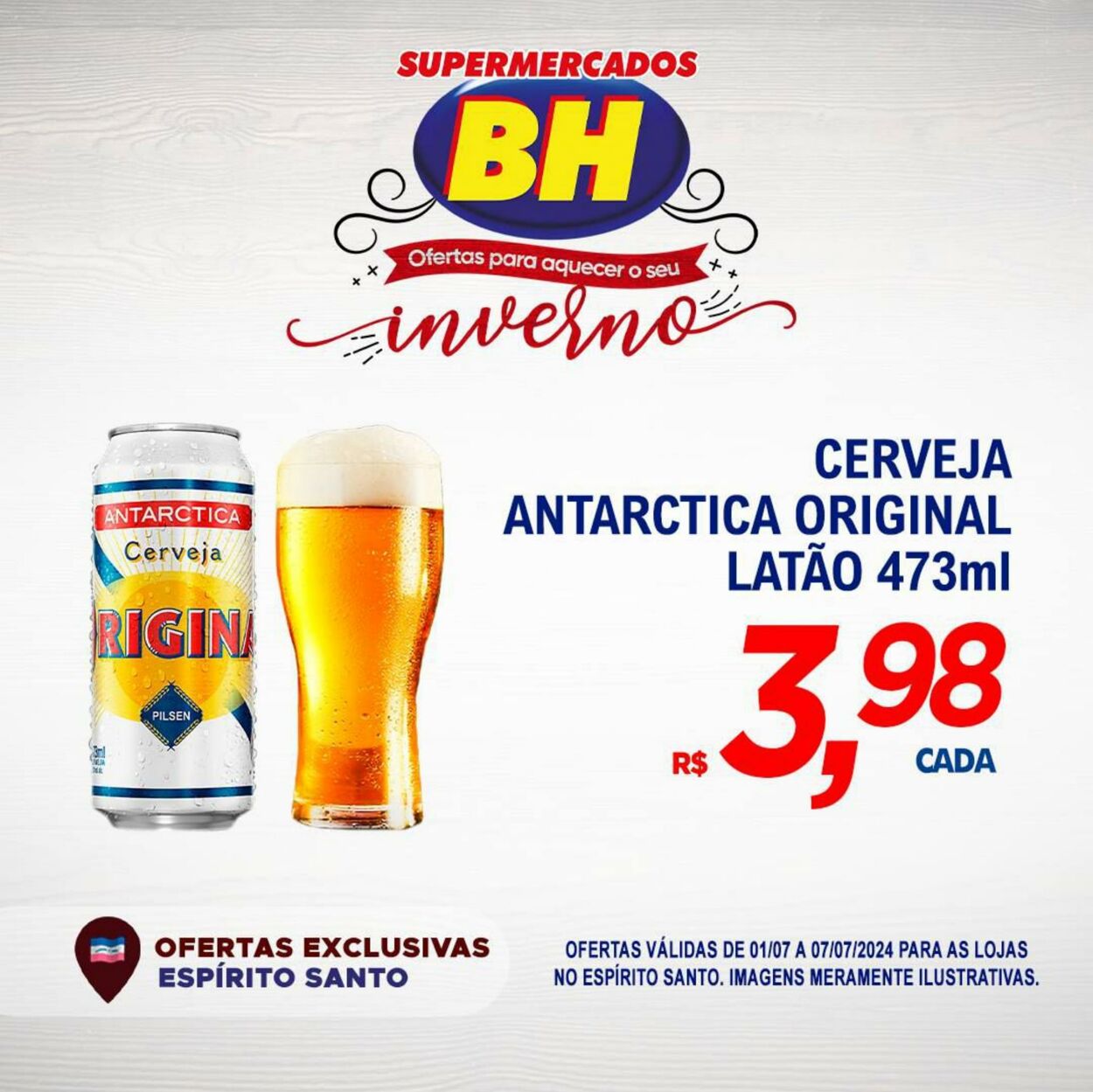 Folheto Supermercados BH 04.07.2024 - 07.07.2024