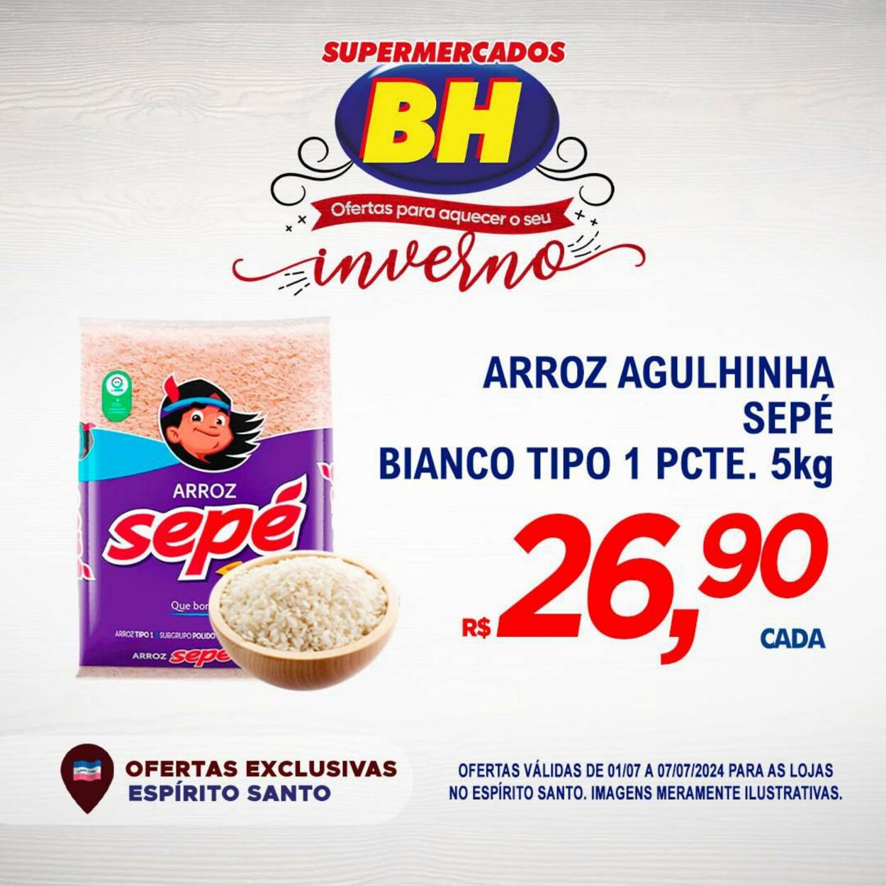 Folheto Supermercados BH 04.07.2024 - 07.07.2024