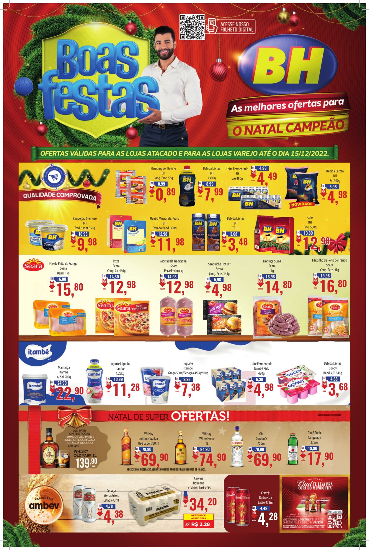 Folheto Supermercados BH 01.12.2022-15.12.2022