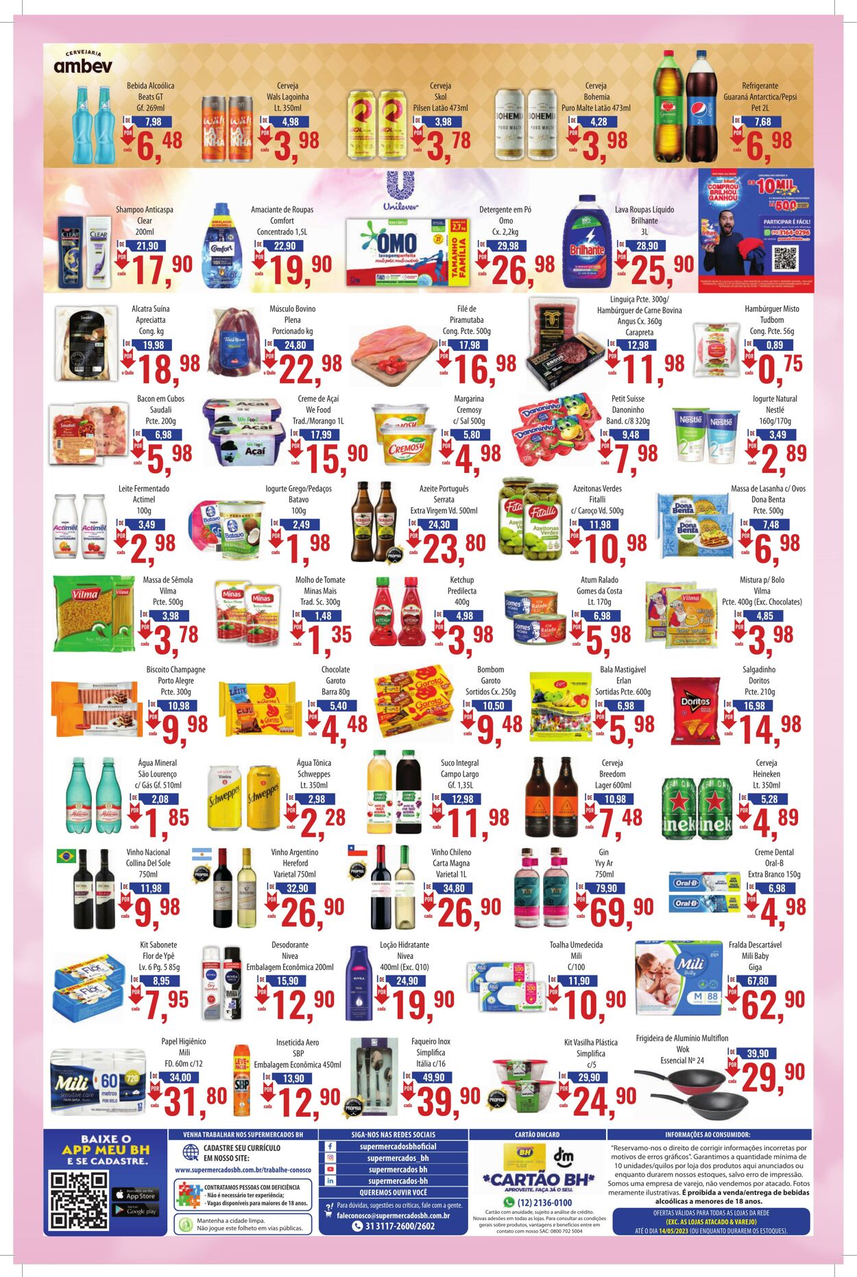 Folheto Supermercados BH 01.05.2023 - 14.05.2023