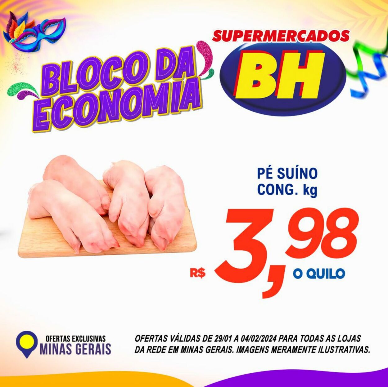 Folheto Supermercados BH 01.02.2024 - 04.02.2024