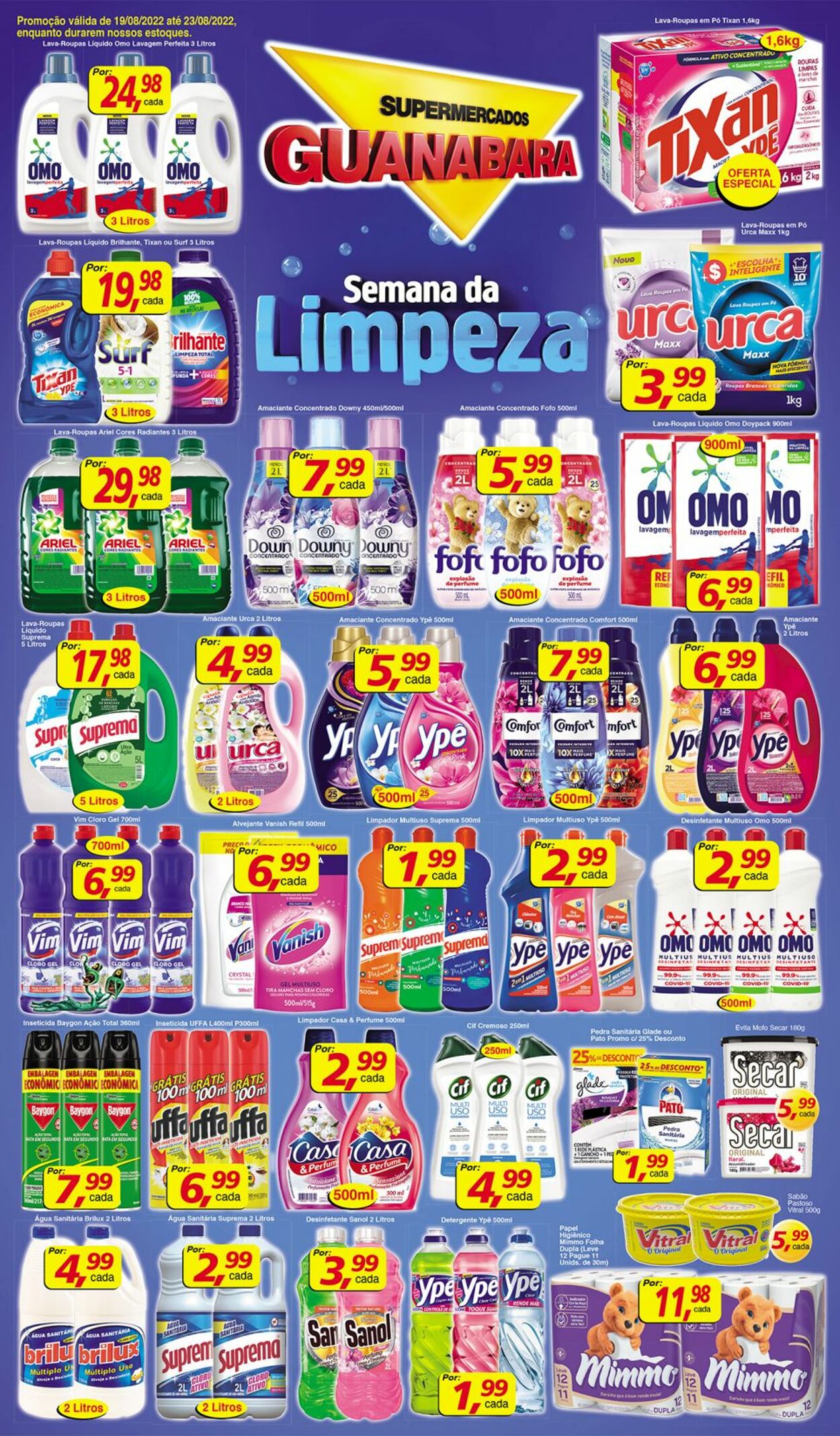 Folheto Supermercados Guanabara 19.08.2022-23.08.2022