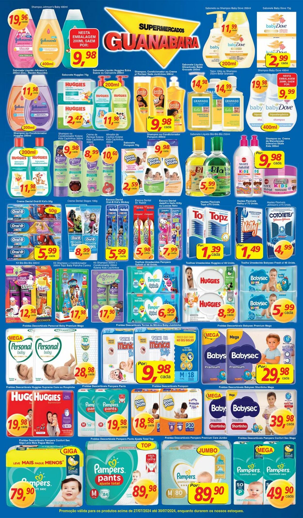 Folheto Supermercados Guanabara 27.07.2024 - 28.07.2024